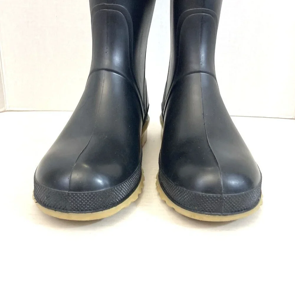 Baffin Technology Rain‎ Boots Men's 8 Waterproof Black Rubber Oil Acid Resistant